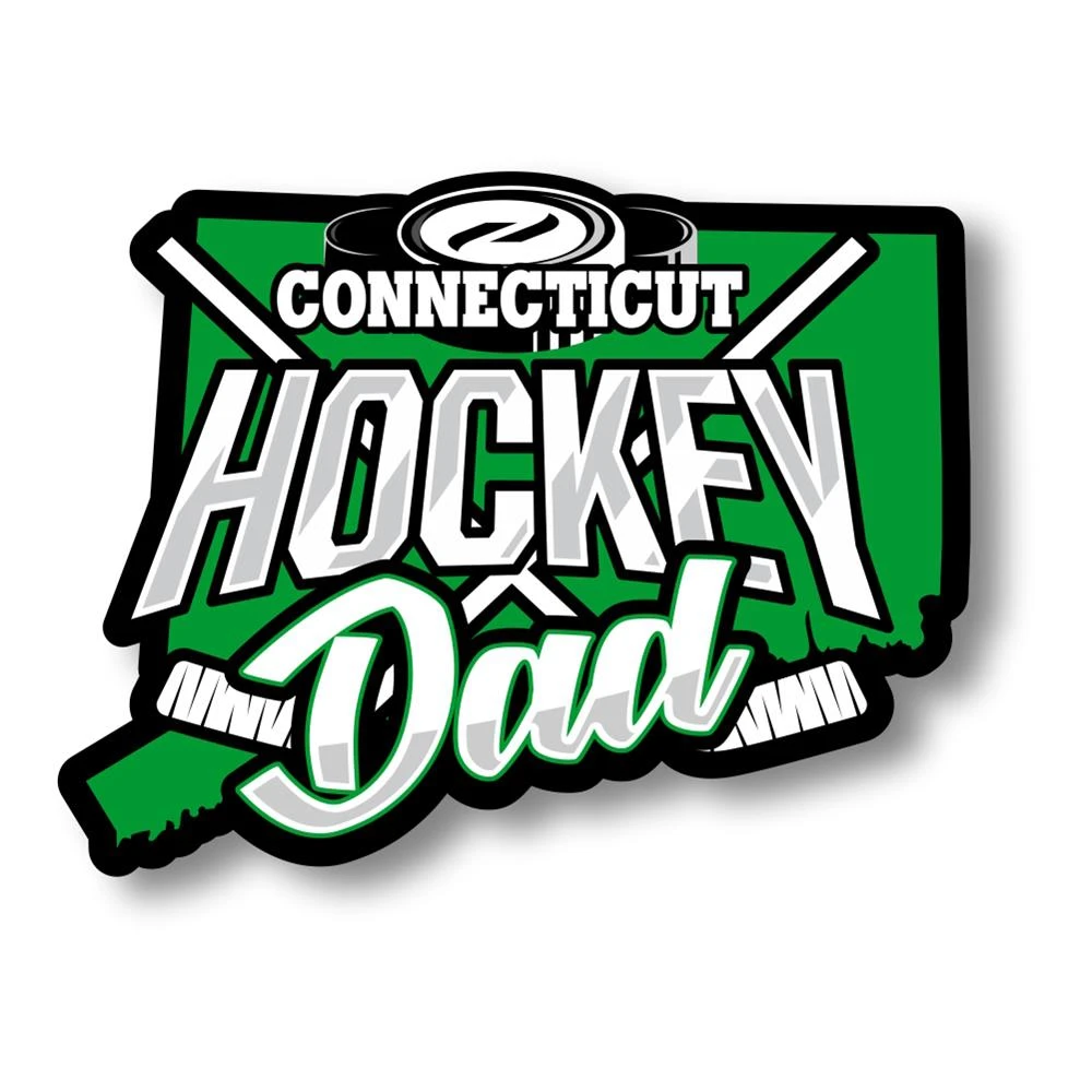 Hockey Dad State Sticker - Image 2