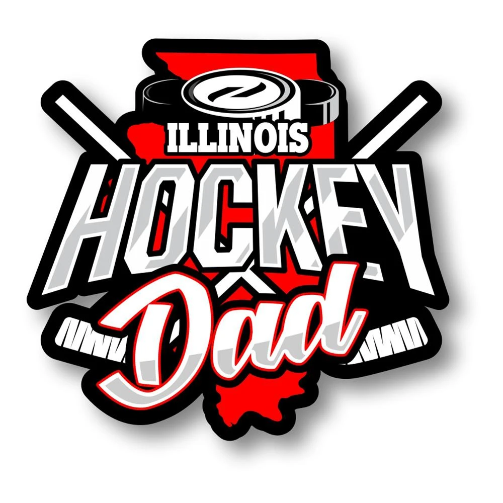 Hockey Dad State Sticker - Image 3