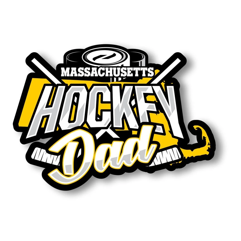 Hockey Dad State Sticker - Image 4