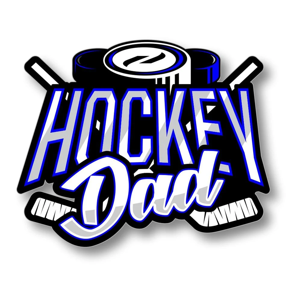 Hockey Dad Sticker - Image 3