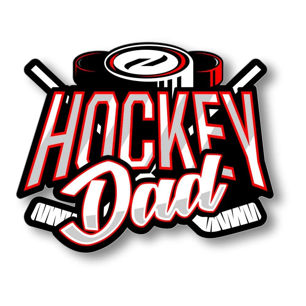 Hockey Dad Sticker - Image 2