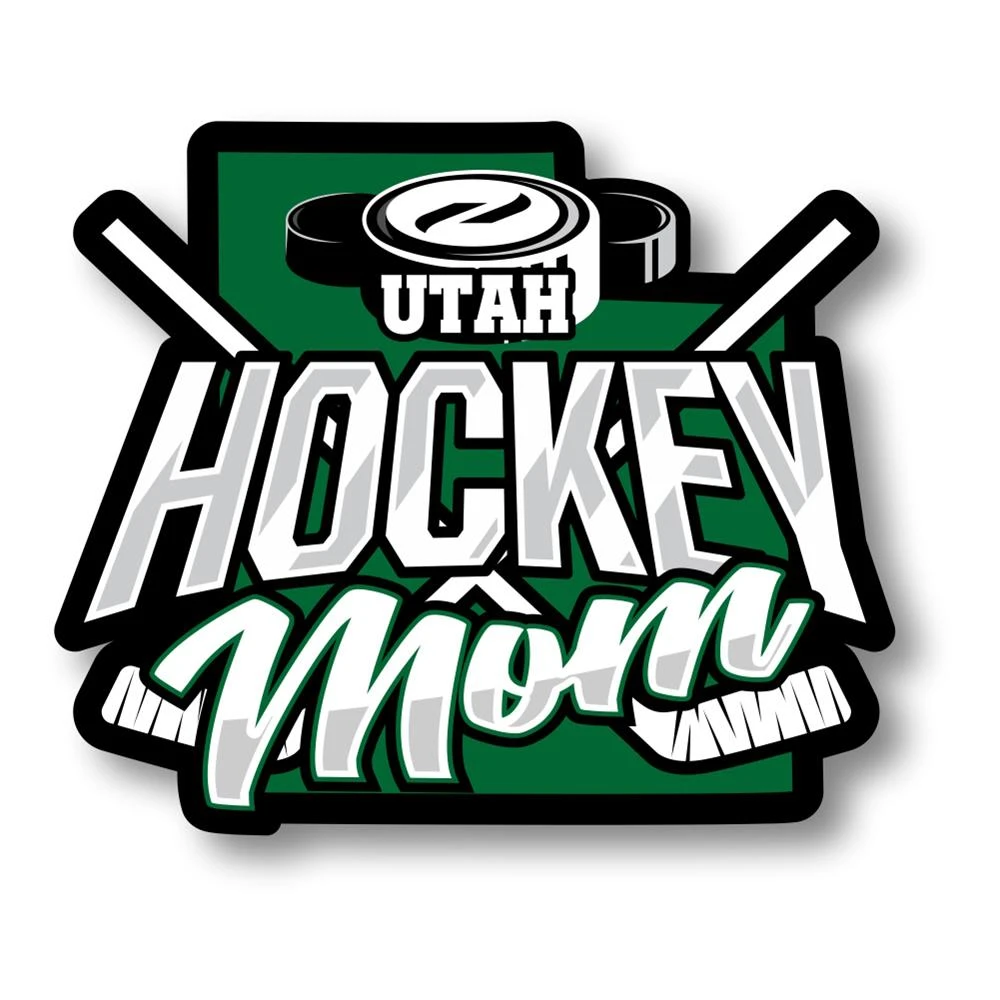 Hockey Mom State Sticker - Image 2