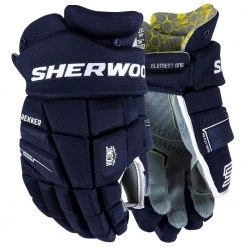 Sher-Wood Rekker Element One Hockey Gloves - Junior -Shock Doctor Popular Shop sher wood rekker element one hockey gloves junior navy