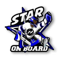Star on Board Boy - Goalie